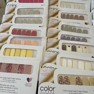 Lot of 37 Color Street strips!